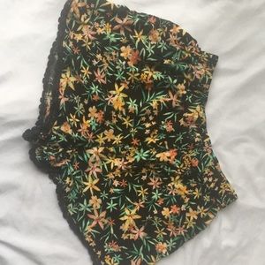 Floral Print Shorts